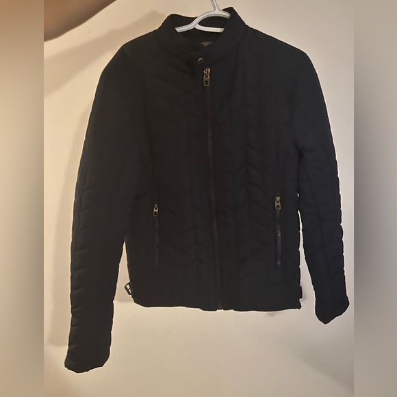 ZARA Man Quilted Jacket (Navy Black) - Picture 3 of 8